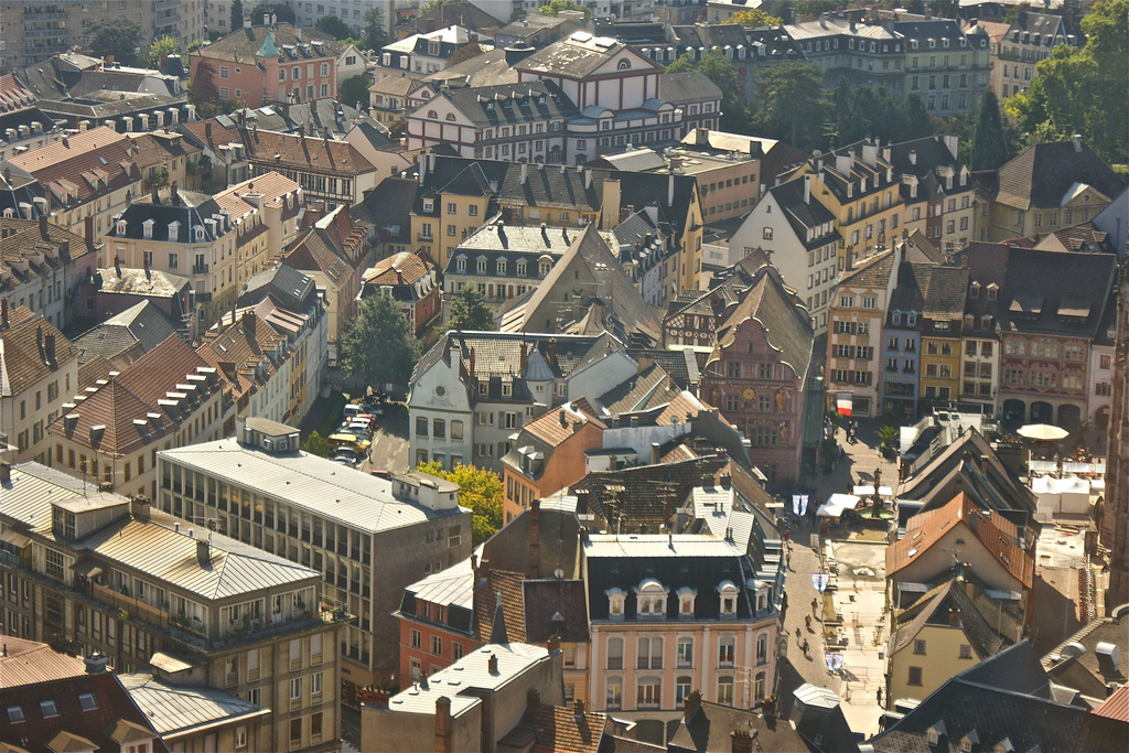 Siamo Stati A Mulhausen In Francia Dipartimento Dellalto Reno In Alsazia Del Sud Bellissima 