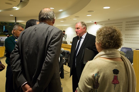 Réunion au Comité des Régions en présence de M. Karl-Heinz Lambertz lors de la 3ème Rencontre des TC - Braine l'Alleud